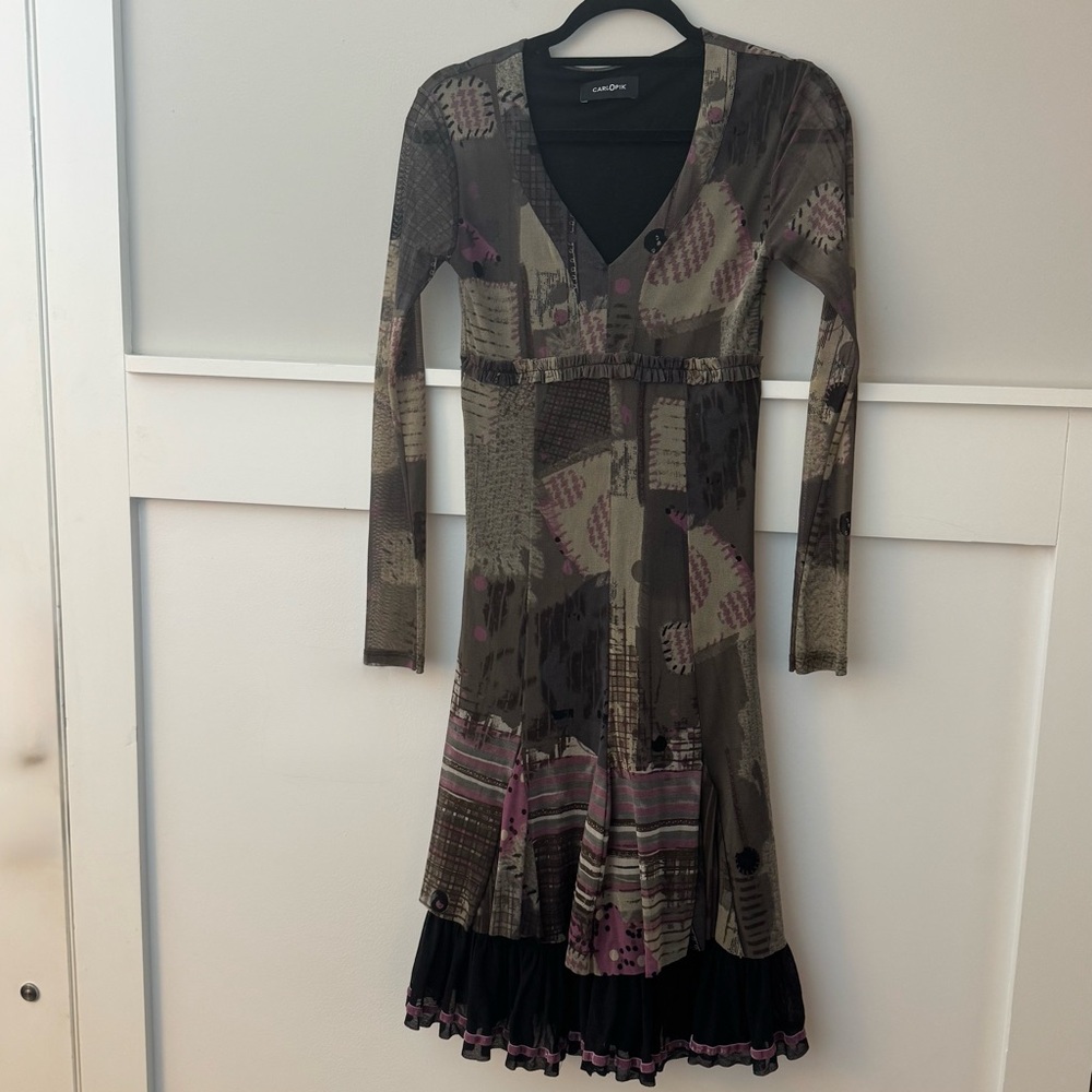 Carl Opik Patterned Dress